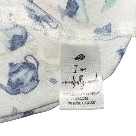 NIC+ZOE Garden Party Tank - Plus 1X White/Blue/Green - Picture 7 of 12